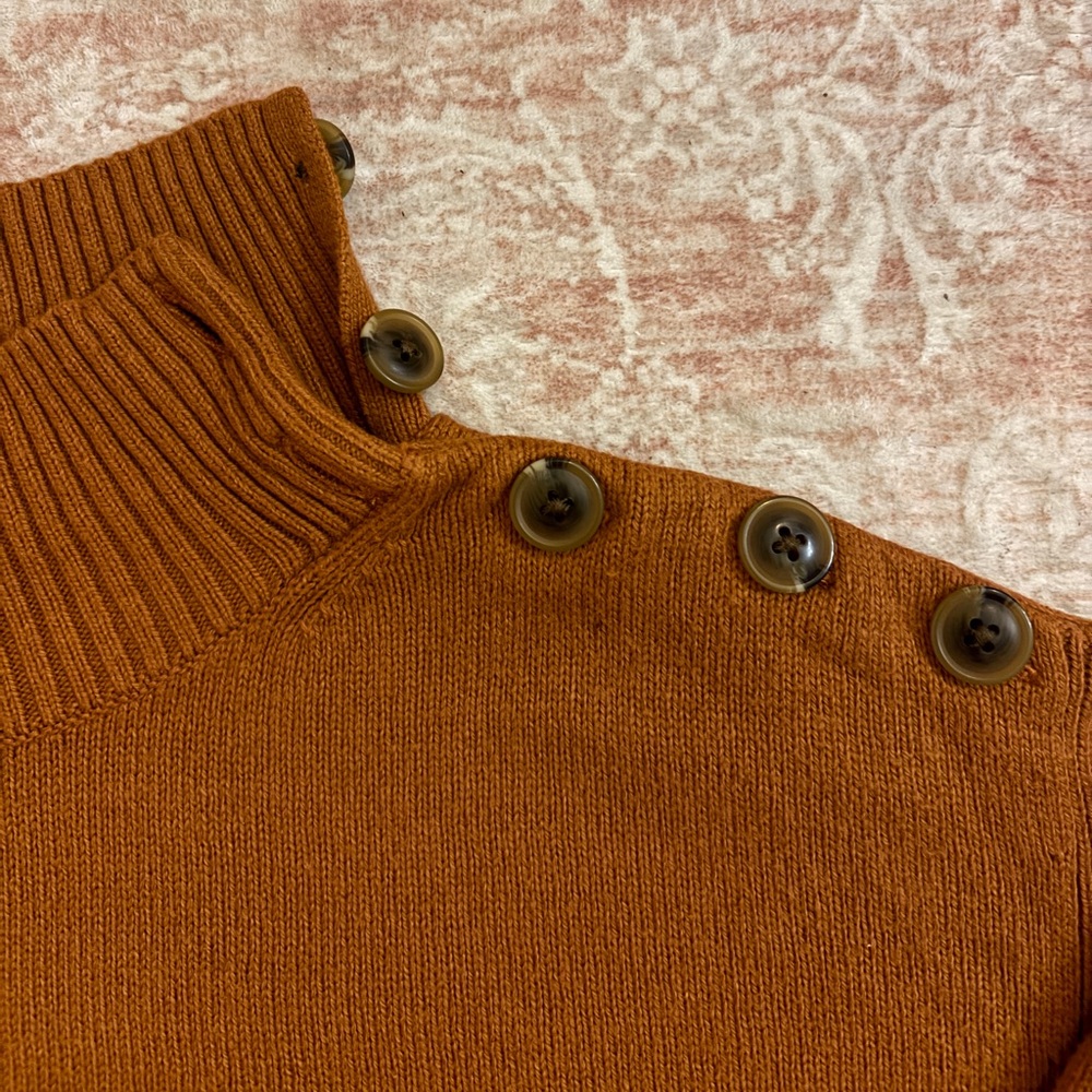Talbots Button Pullover Sweater - Picture 4 of 7